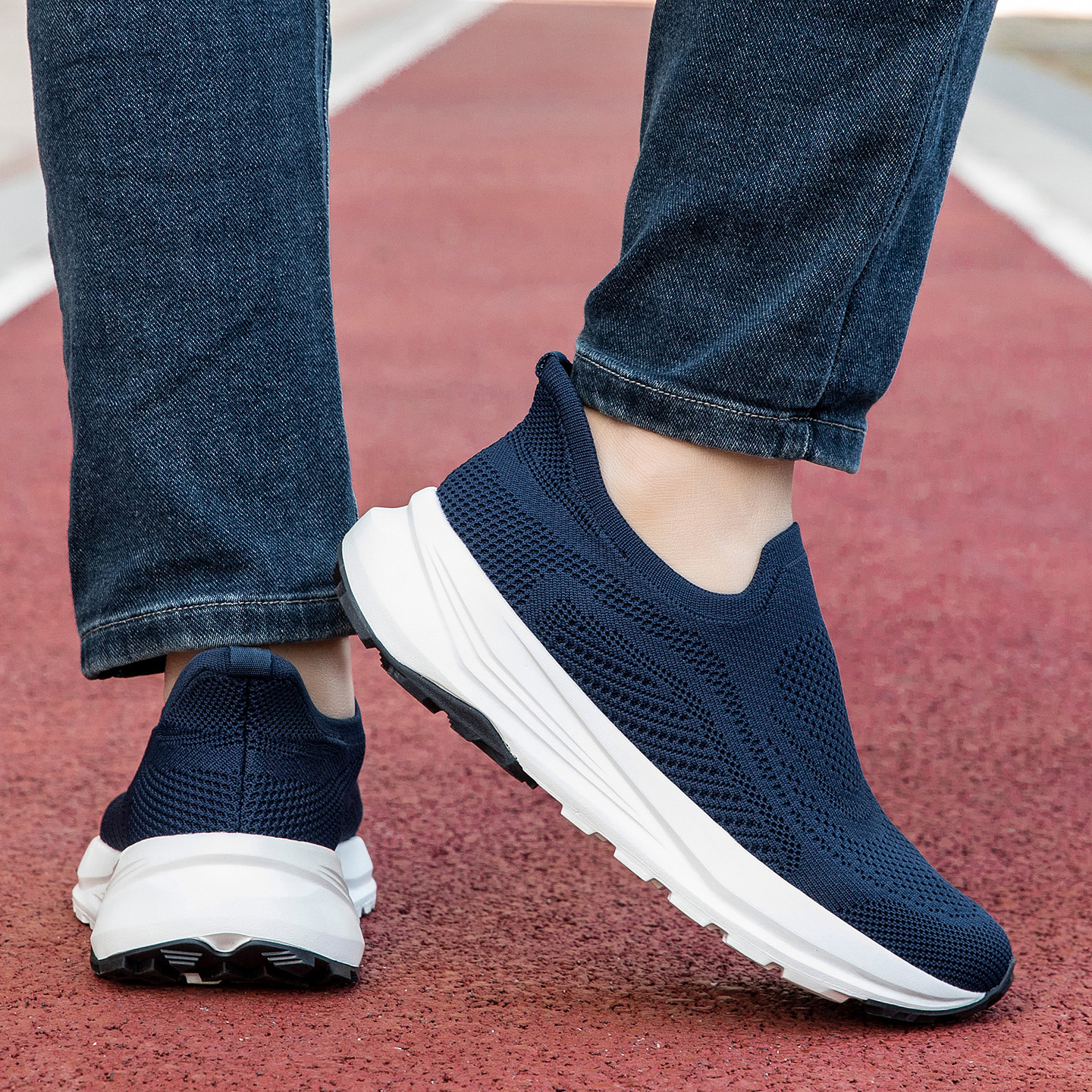 High-quality Cross-border Slip-on Casual Shoes For Men, No Lacing Required, Lightweight, Cushioned, Comfortable Walking_vogvips.com