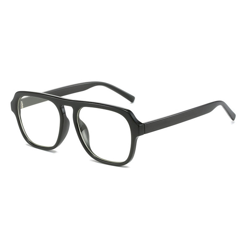 Nuevo estilo coreano Magilla personalidad literatura y arte espejo de luz plana gran cara adelgazante anteojos antiluz azul retrógrado marco de gafas GM para mujeres