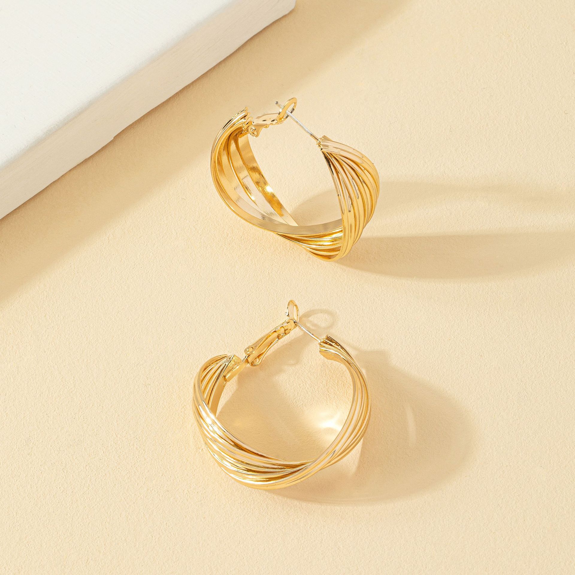 Geometric Pattern Women'S Gender Fashion Geometric Alloy Plating Earrings