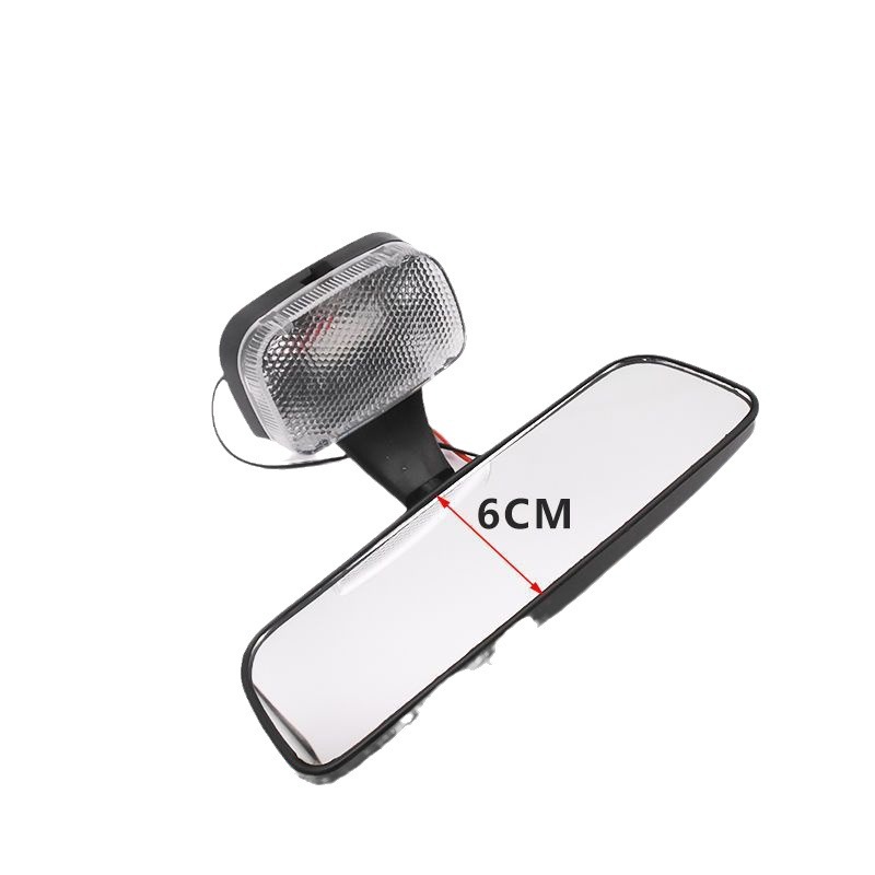 Espejo retrovisor con ventosa de coche eléctrico de cuatro ruedas con cabina de luz endoscopio coche de tres ruedas LED reflectante de marcha atrás