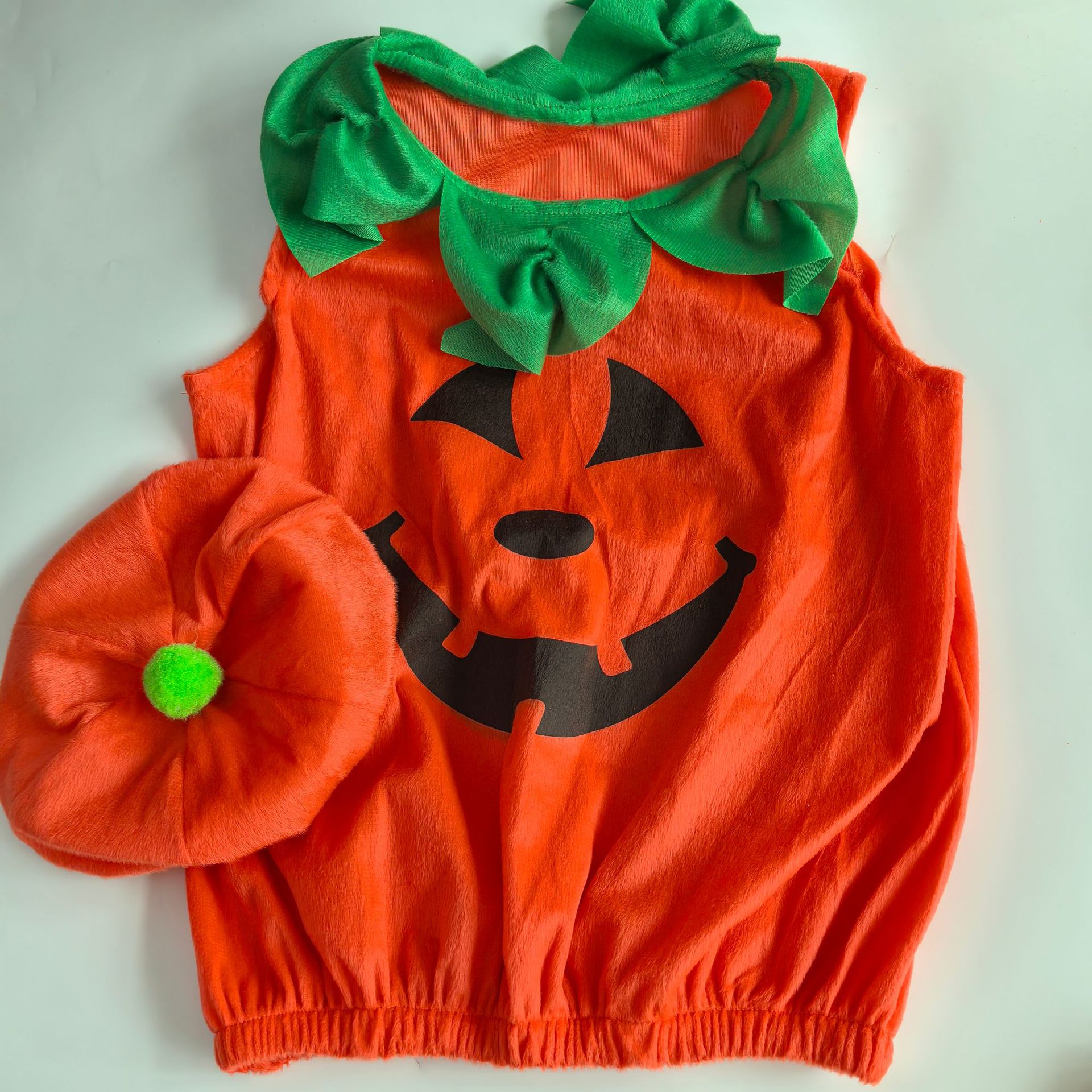 124g Weight Costume Props, Decorative Props Event & Party Supplies 1 Piece Quantity Party, Festival Occasion Halloween Festival Pumpkin Pattern Cute Style Sewing Craft Halloween Cute Pumpkin Cloth Party Festival Costume Props Decorative Props 3