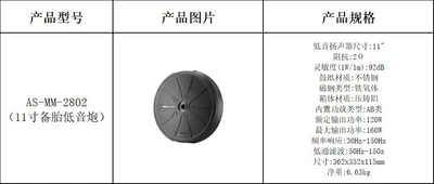 Qìchē – Car speaker/subwoofer Active Spare Tire