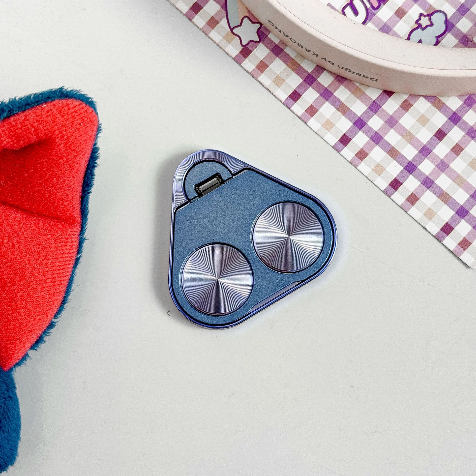 Holder Handheld Creative Phone Portable Ring Clip Double Circle 360 Rotating Stand_voghion.com