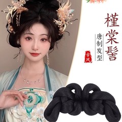 汉服头饰流苏步摇边夹耳饰全套古风对夹超仙发饰夹子古装装饰配饰