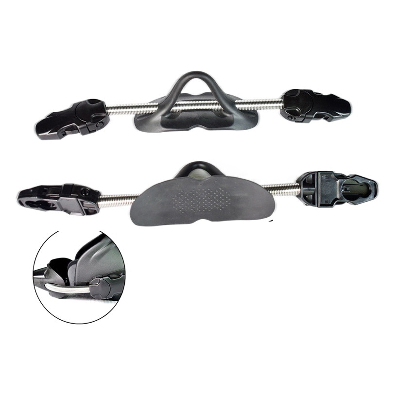 Acero inoxidable primavera cordón Rana zapato profundo buceo flippers elástico cordón cuatro-Line Diamond yeguas flippers cinturón de acero