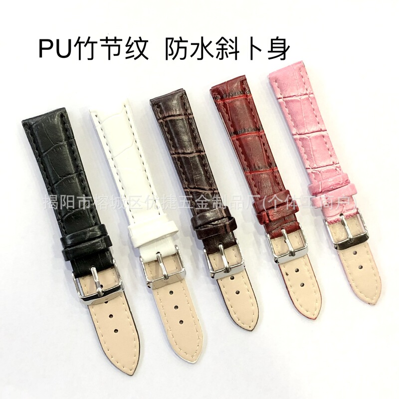 Spot Bamboo Pattern Watch Strap Non-Genuine Leather Crocodile Pattern Leather Strap Waterproof Half Body 12-22 Factory Wholesale Spot Bamboo Pattern Watch Strap Non-Genuine Leather Crocodile Pattern Leather Strap Waterproof Half Body 12-22 Factory Wholesale