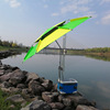 三折疊釣魚傘加厚銀黑膠防曬雨風萬向遮陽垂釣魚傘多功能