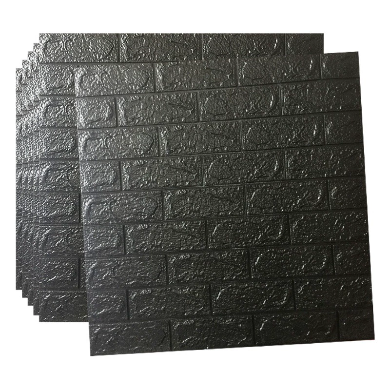 Сплошной цвет обоев для украшения дома наклейки на стену самоклеящаяся толстая 3d трехмерная кирпичная обои пена водонепроницаемый и влагостойкий завод оптом