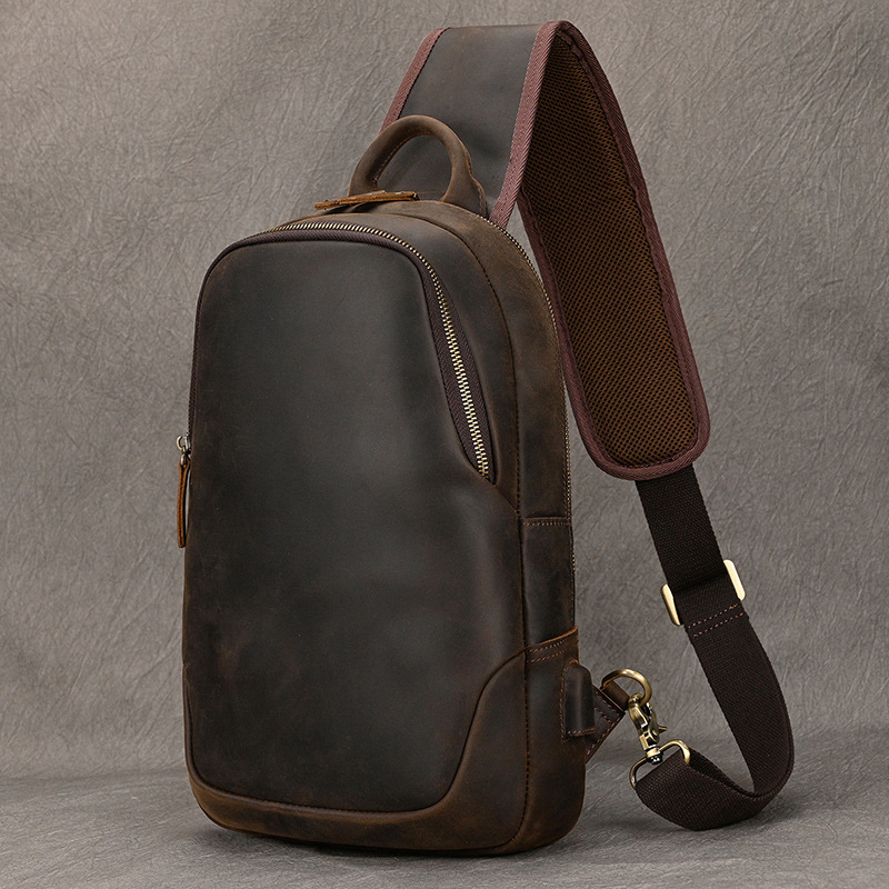 Capacious chest bag