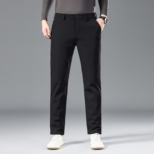 Brand Cold-proof Down Pants Men's Winter Northeast Thickened -20 Degree Warm Men's All-match Straight Casual Pants