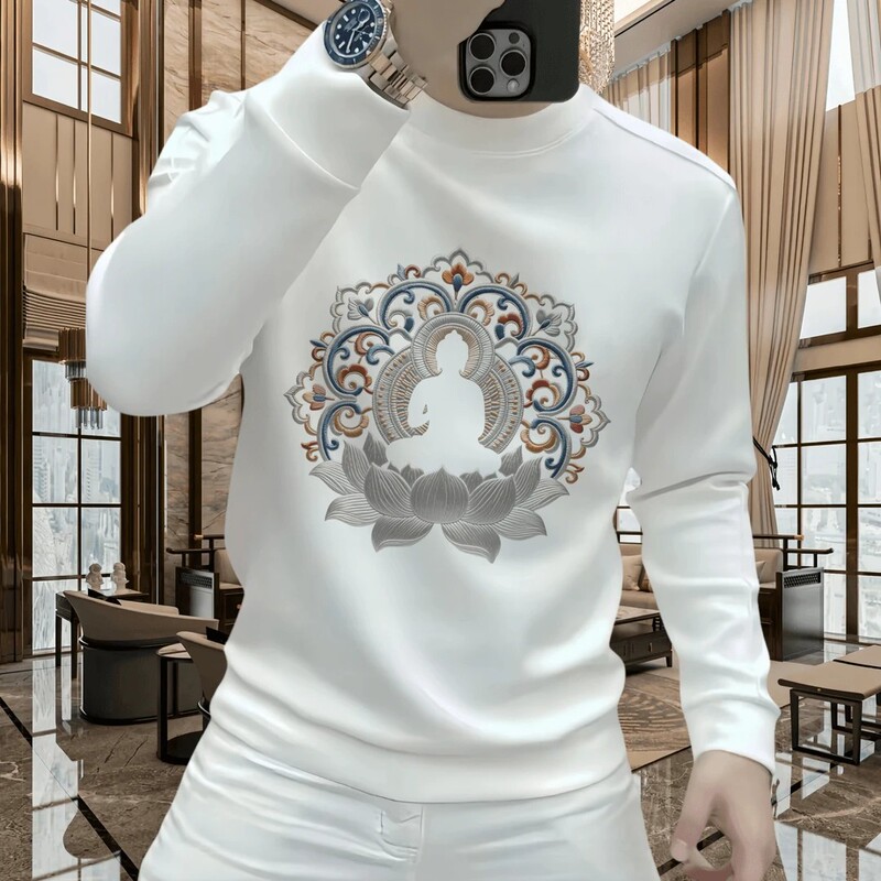 2025 New Style Sweatshirt with Heavy Print, Trendy Versatile Light Luxury Round Neck, Stylish Autumn and Winter Fleece Thickened Long-Sleeve Top 2025 New Style Sweatshirt with Heavy Print, Trendy Versatile Light Luxury Round Neck, Stylish Autumn and Winter Fleece Thickened Long-Sleeve Top