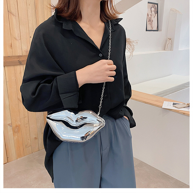 240g Weight Polyester Lining Material Buckle Closure Type Single Shoulder Strap Strap Type Pu Leather Material Solid Color Pattern Streetwear Style Square Shape Red, Gold, Silver, Champagne, Black Color Medium Size Medium Pu Leather Streetwear 47