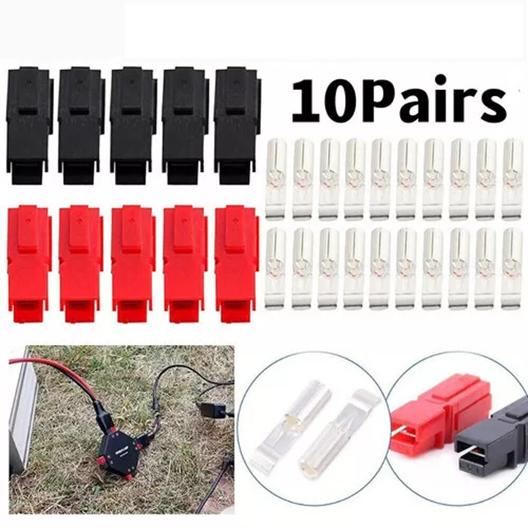 10对装30A适配器电线连接器套装耐磨防燃接线器+端子WT03