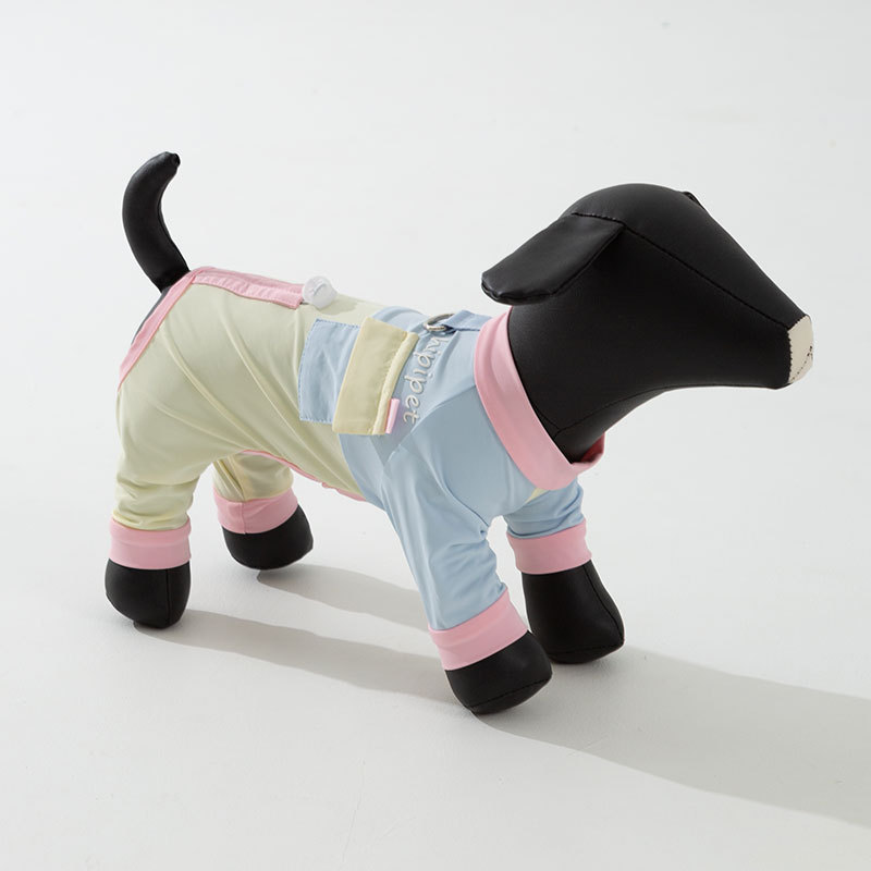 Two-tone Cool Summer Thin Pet Clothing For Small Medium-sized Dogs, Such As Teddy And Bichon, With An Ice-cool Sun_voghion.com