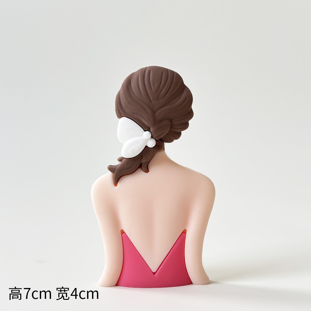 Decoración para Pastel del Día de la Madre 2026, Hermosa Figura de Diosa con Base de Goma Suave, Accesorios para el Día de la Madre
