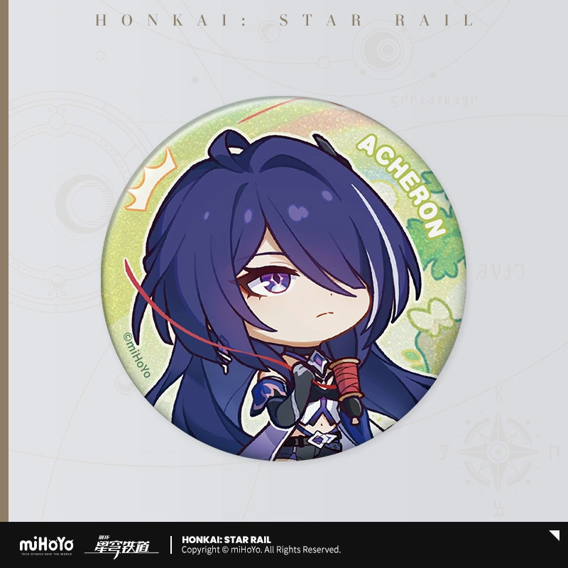 Коллекционный значок (Honkai: Star Rail) — персонаж, цветной картон на подложке, одиночный