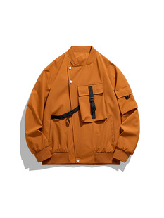 Мужская осенняя куртка для отдыха, свободный крой, оверсайз, в корейском стиле, коллекция 2023