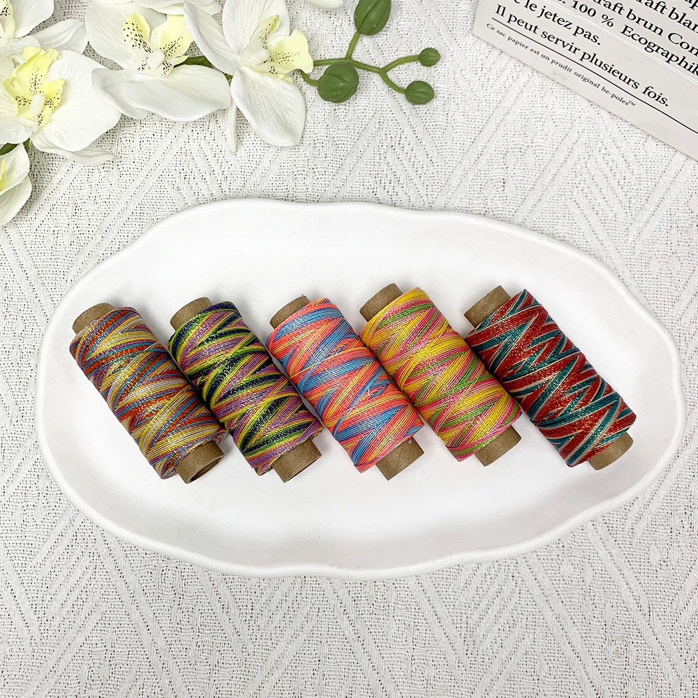 Woven rainbow starry sky
