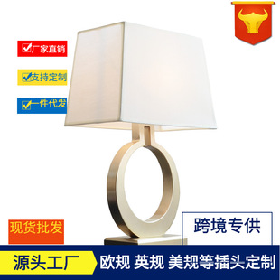 American Table Lamp Bedroom Simple Modern Creative Stylish Warm Light Bedside Table Scandinavian Decoration Wedding Room Warm Bedside Lamp