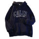 2023 autumn and winter New fleece-lined thickened sweater men's oversize Korean style loose student coat top men's fashion