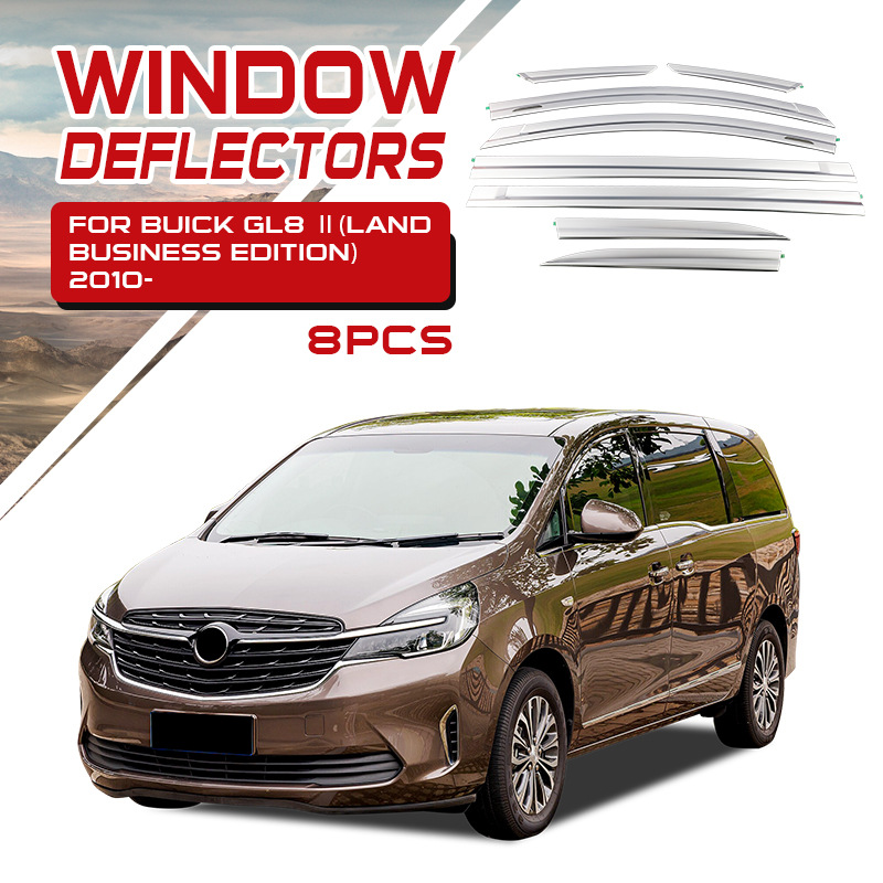 Tenxinrui es adecuado para Buick GL8 lluvia escudo aivia grasa cabeza pescado ventana lluvia ceja modificado platino lluvia escudo