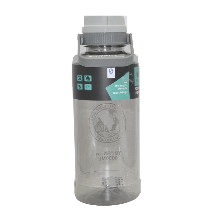Nuevo 3000ml gran capacidad de viaje hervidor al aire libre portátil trabajador deportivo espacio plástico taza agua por mayor
