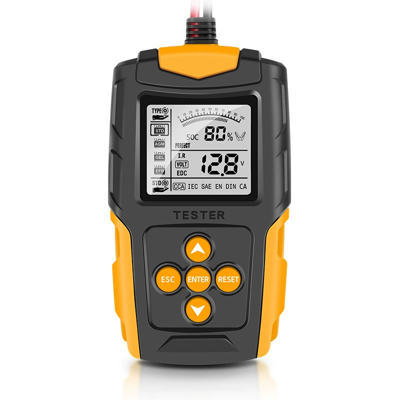 E-FAST 12V/24V Автомобильный аккумулятор тестер внутреннего сопротивления батареи детектор цифровой дисплей параметры