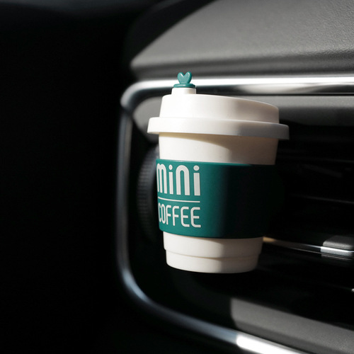 bbdd small coffee car aromatherapy car air outlet perfume creative coffee cup high-end fragrance car cute fragrance