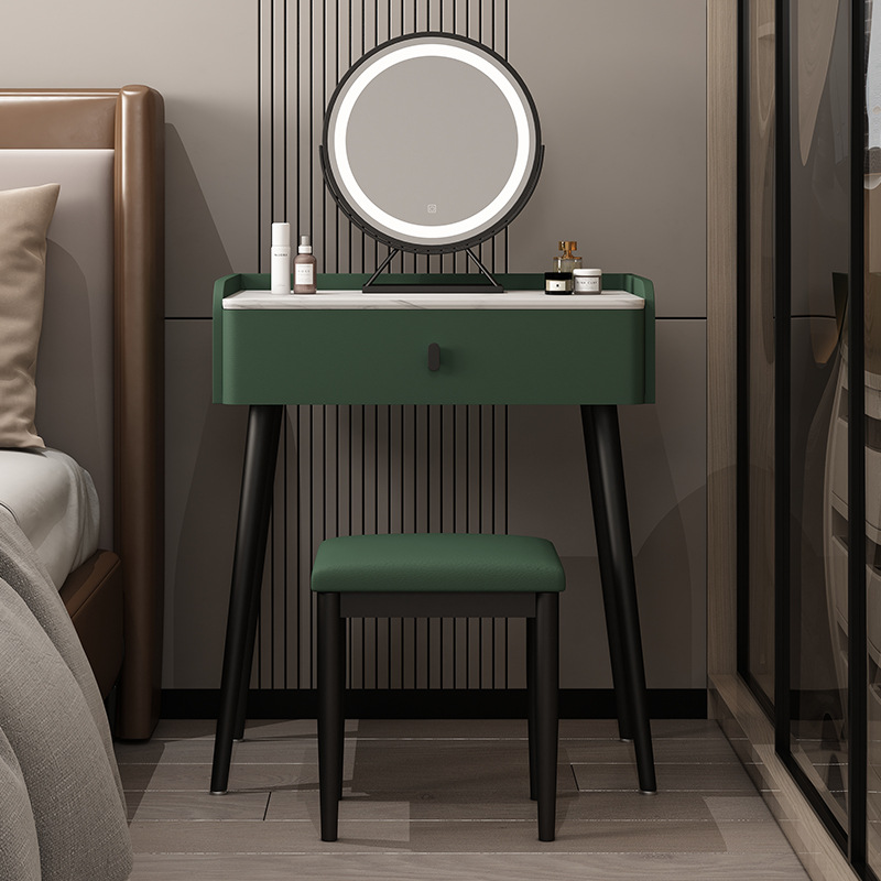Espejo elegante negro de madera sólida del verde oscuro los 60CM con tres colores