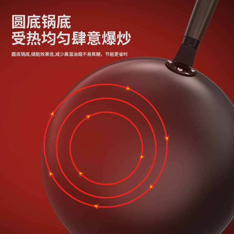 小包は電磁ストーブの鍋の専用の鍋の凹面の業務用ストーブの鍋を郵送します。|undefined
