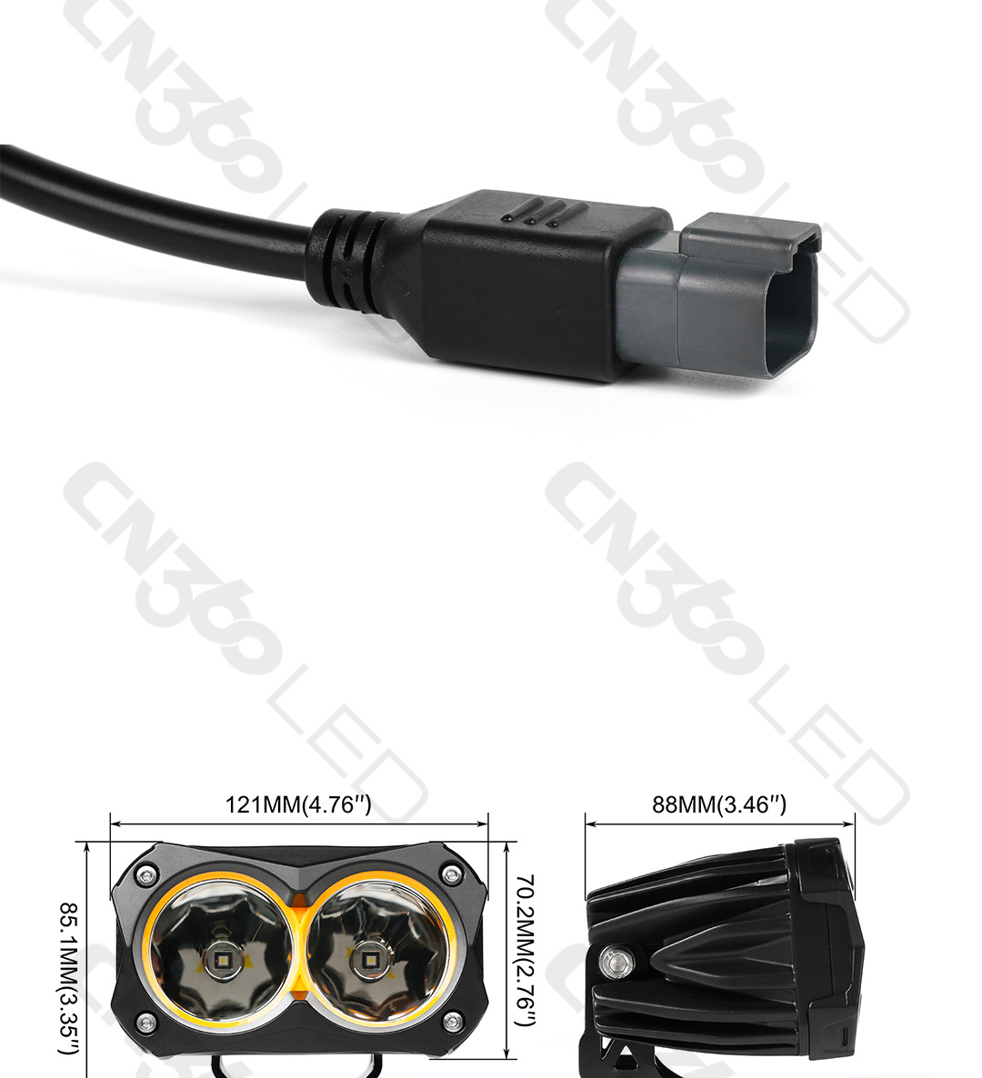 Cn360 Tr2 5inch Off-Road Vehicle Led Work Light Spotlight High Power Car Modified with Led Search Light