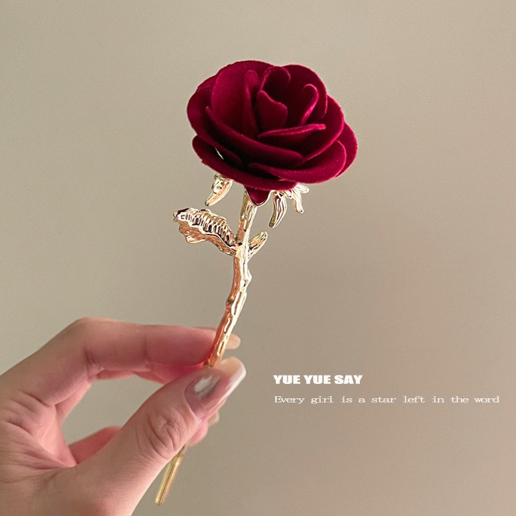 A rose-gold