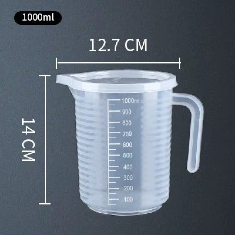 高温耐性ミルクティーショップツール計量カップスケール付きプラスチック食品グレードベーキングキッチン大容量|undefined