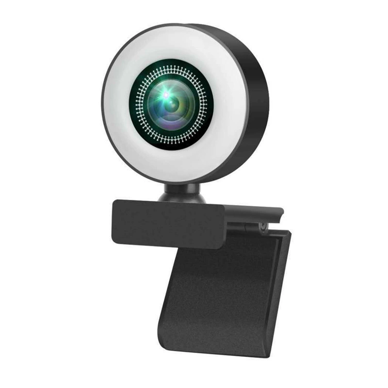 HD USB камера 1080P для прямой трансляции и продажи, настольная встроенная микрофонная лента подсветка панорамная лампа камера со световым пятном