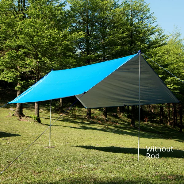 Free Eagle Outdoor Canopy Tent Beach Pergola Mat Sunshade Waterproof Sun Protection Silver Coated Ultra-Light Earth Cloth
