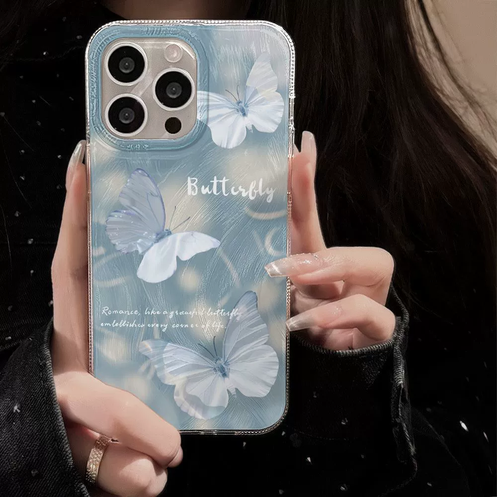 Синий совместимый чехол для iPhone 16, чехол для телефона, 16 Pro Max/13