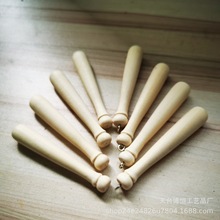 批发迷你小木棒棒球杆配饰木棍钥匙扣木球木珠DIY挂件创意钥匙扣