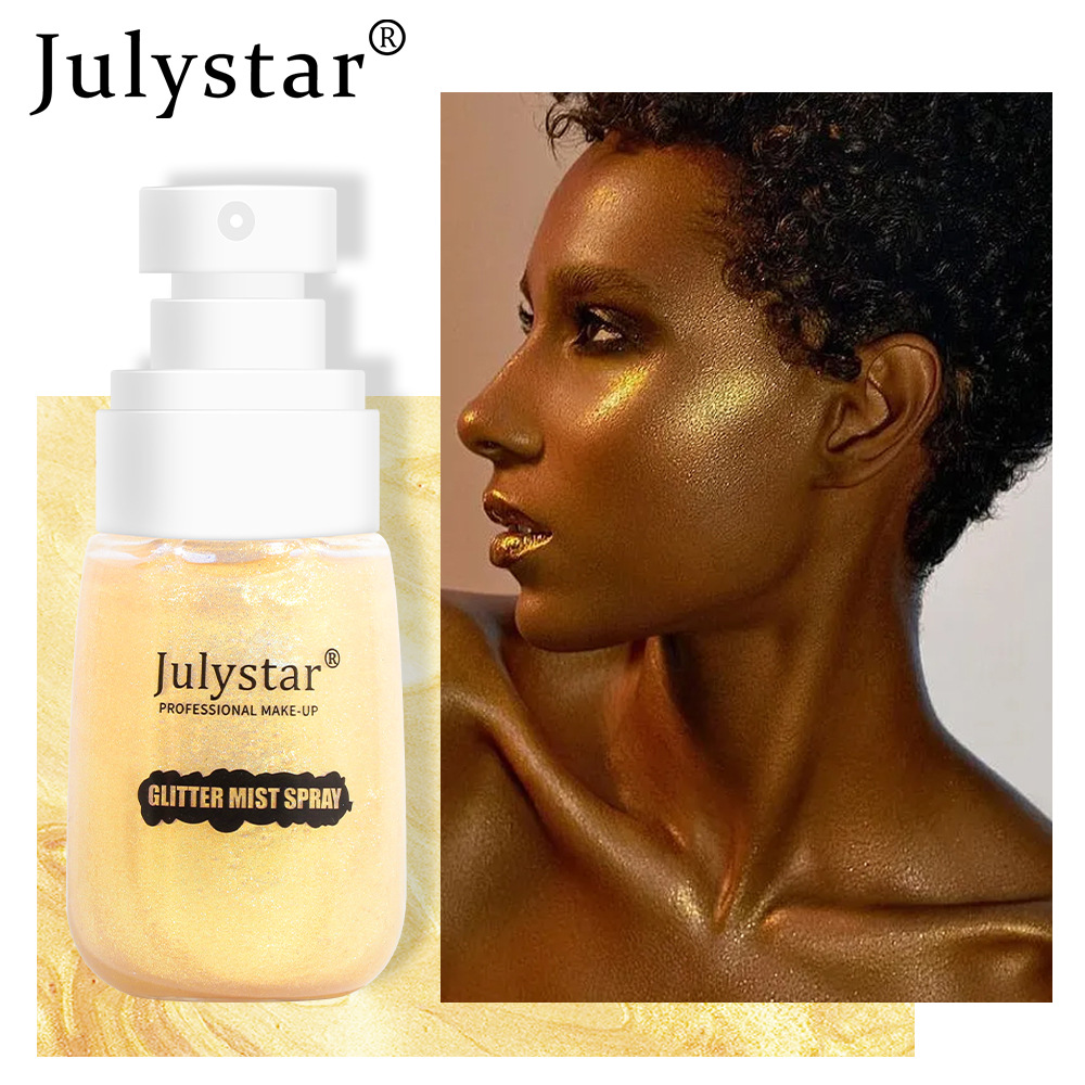 Wholesale of cross-border makeup facial contouring, brightening and highlighter, long-lasting waterproof and sweat-proof, natural body highlighter spray undefined