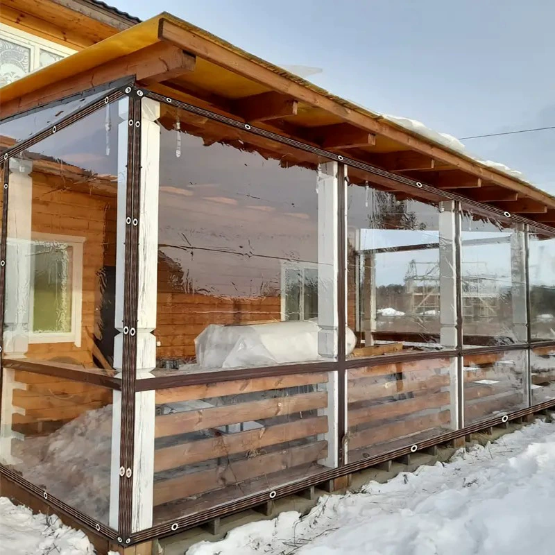 Прозрачная непроницаемая ткань водонепроницаемая ткань пластиковая дождевая пленка затенение брезент балкон наружная ветровая пластиковая ткань для защиты от холода