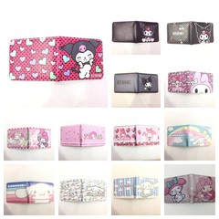 Pigtale Mochi Dog, Kluromi, Wallet, PU Leather, Pigskin Clasp, Short, Cartoon Money Clip, Handbag