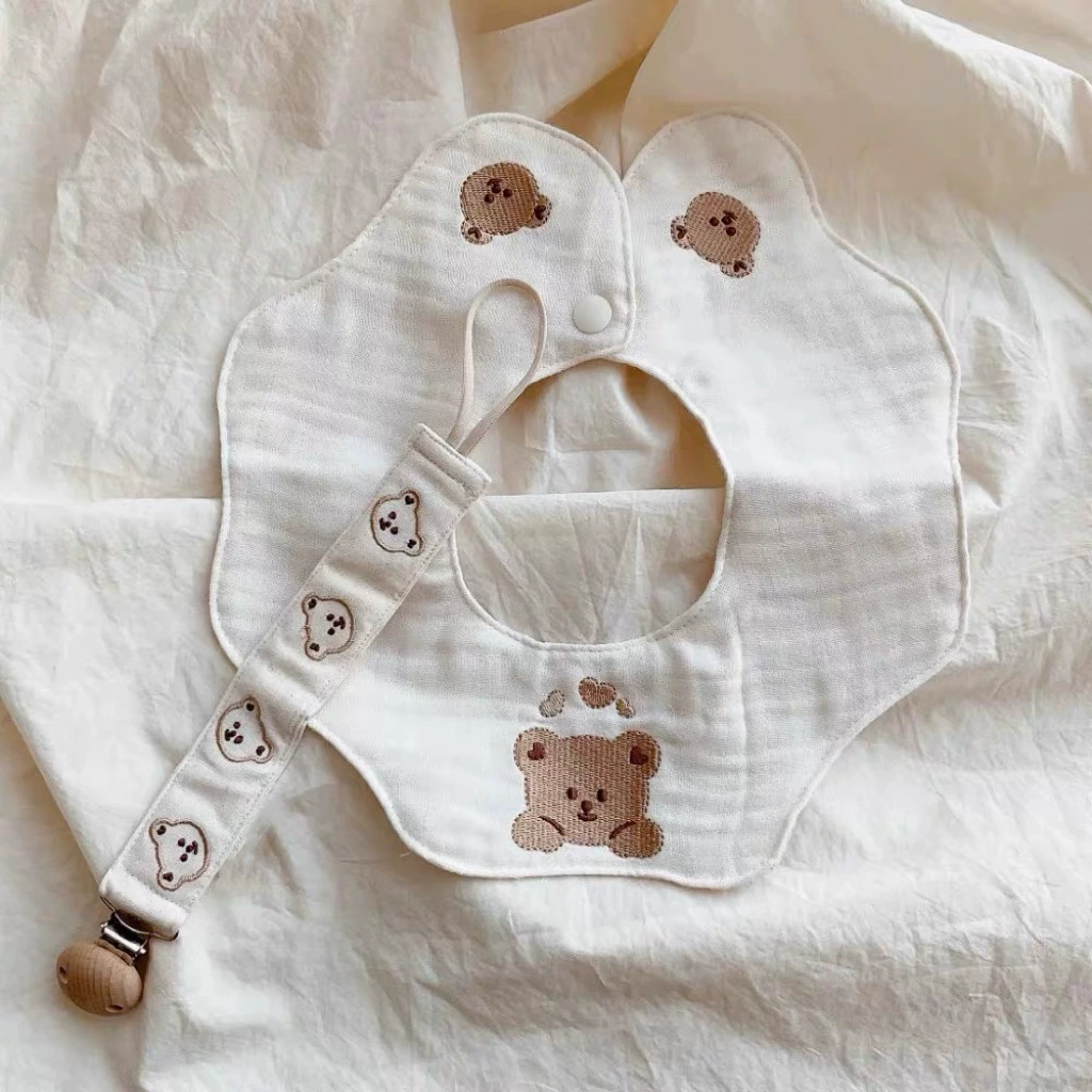 Брендовая симпатичная нагрудник-слушатель с животными для новорожденных, высококачественная ткань