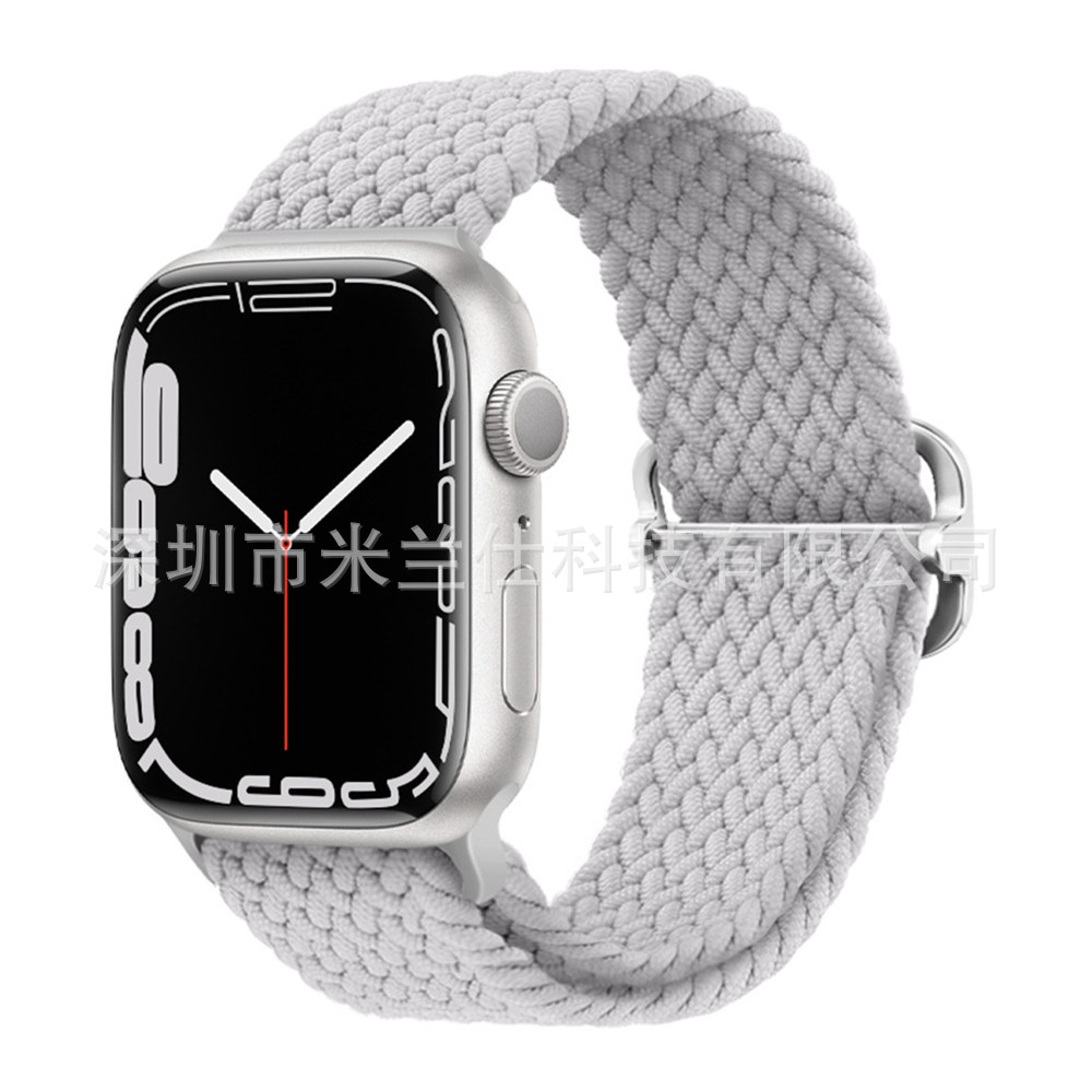 Nylon tejido para Apple iwatch456789 Apple ultra2 hebilla deslizante elástica S9 correa de reloj fabricante