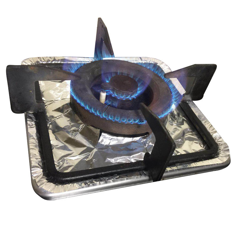 New product gas stove oil-proof pad gas stove oil-proof pad tinfoil protective pad tinfoil kitchen round square tinfoil stove