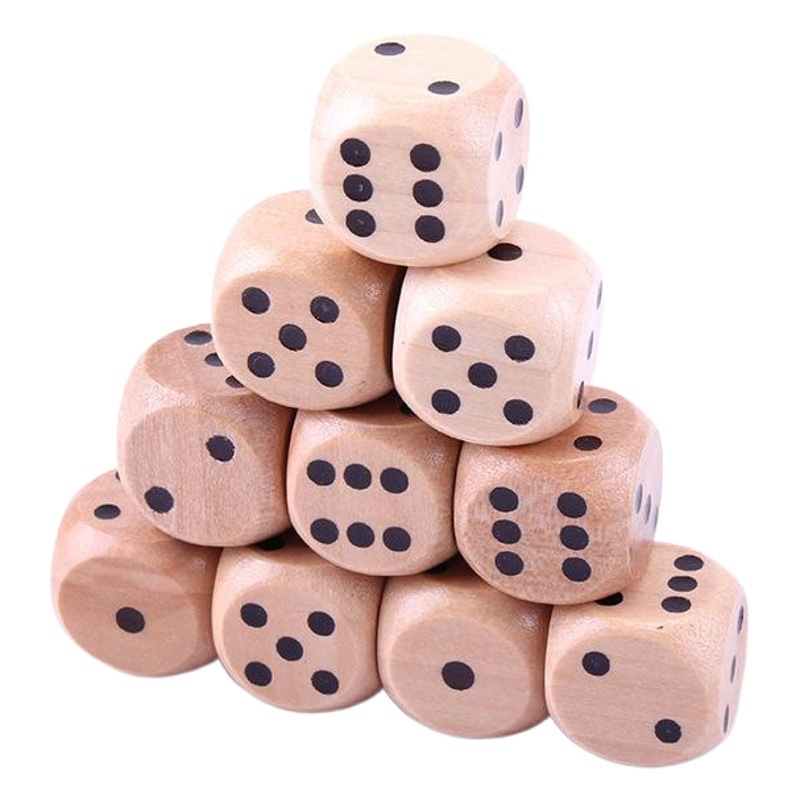 Solid Large Dice Sieve Bar Supplies KTV Mahjong Chess Color Color Grain Color Cup Set Solid Wood Dice