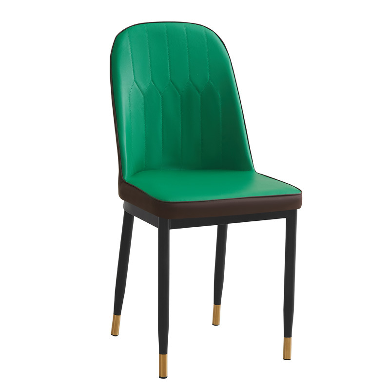 Silla de comedor de lujo ligera, taburetes domésticos, estilo nórdico simple, mesas y sillas de maquillaje en línea, restaurantes de hotel, mesas y sillas de comedor de hierro forjado