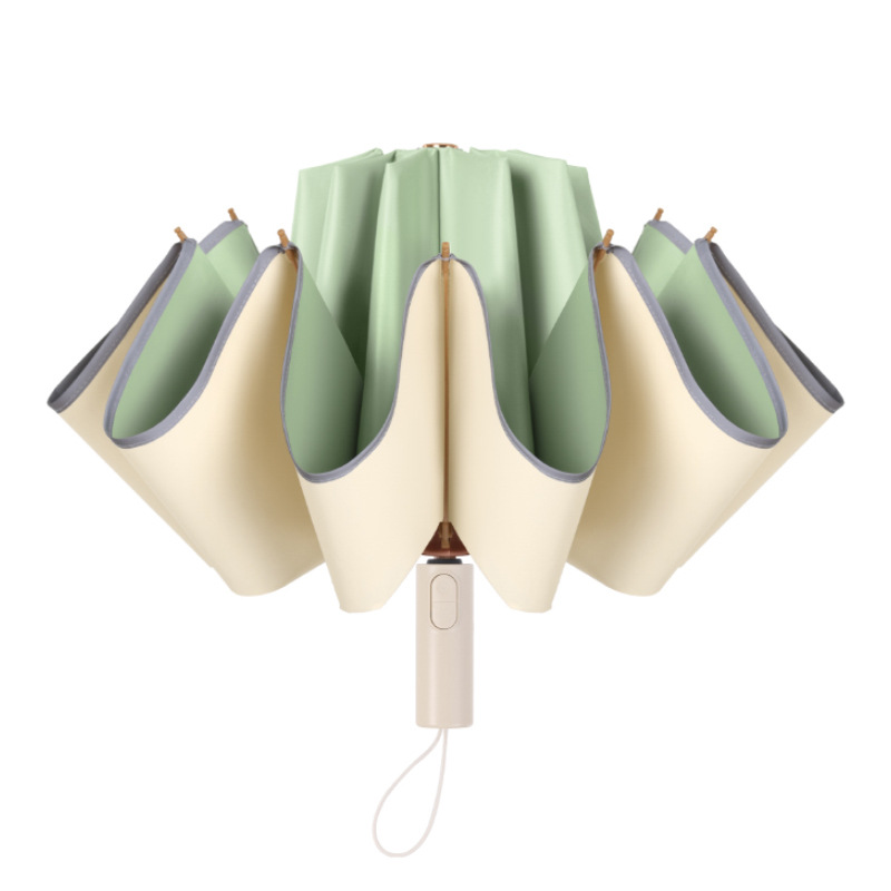 Reverse Umbrella Top Quality With Colored Coating, Dual-Purpose For Sun Rain, Portable, Universal, UV-Resistant, Foldable, Enlarged_voghion.com