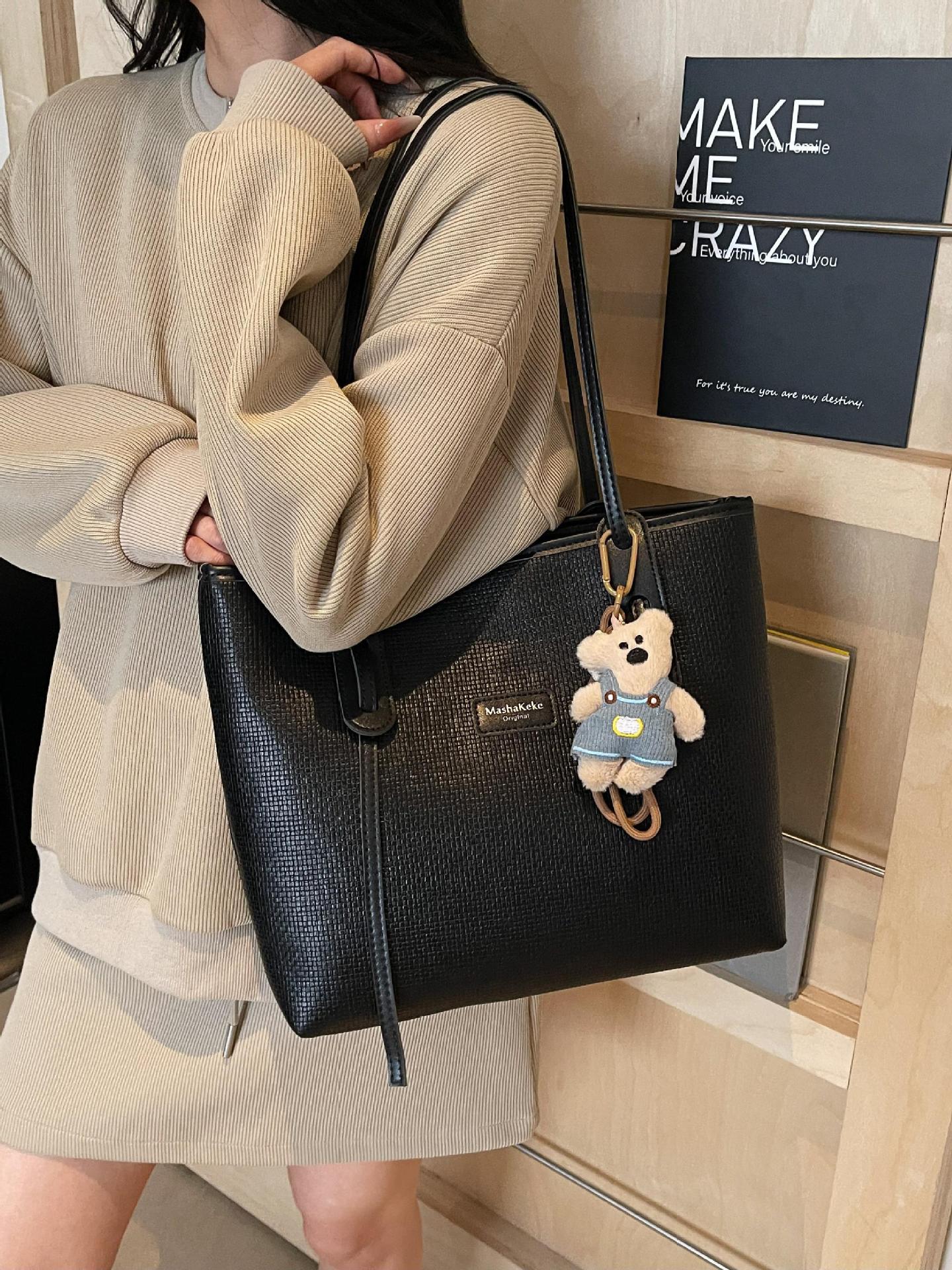 Bolso de axila de trabajo de cercanías más vendido transfronterizo de gran capacidad 2025 nuevo bolso de hombro retro de todo fósforo Bolso Tote para mujer image 4