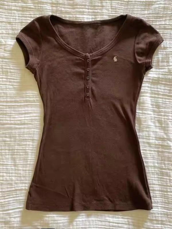 速売通2025欧米の新型女性y 2k修身半袖プリント上着tシャツギャルファッションレトロ女装|undefined