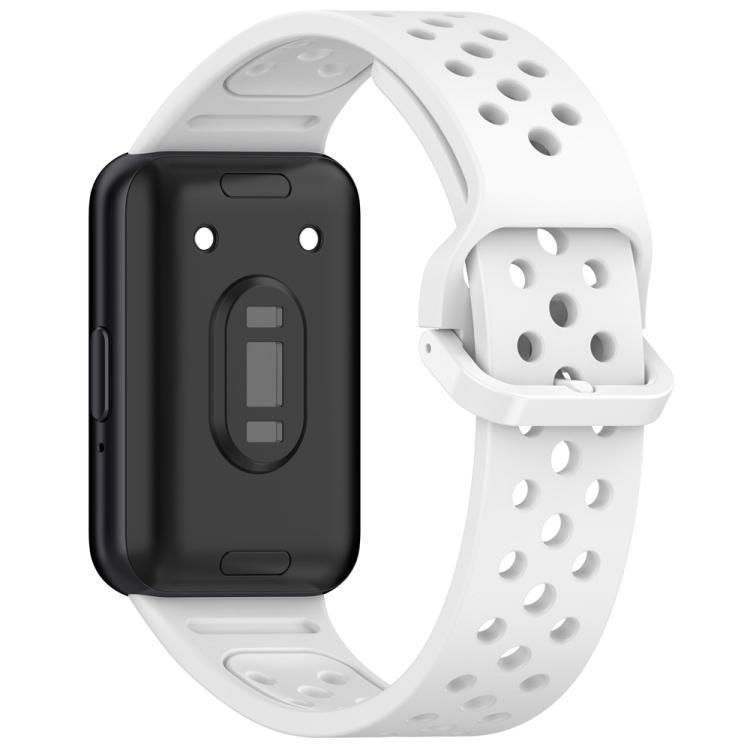 xDfind Color Buckle Solid Color Transpirable Silicone Bracelet para Samsung Galaxy Fit3