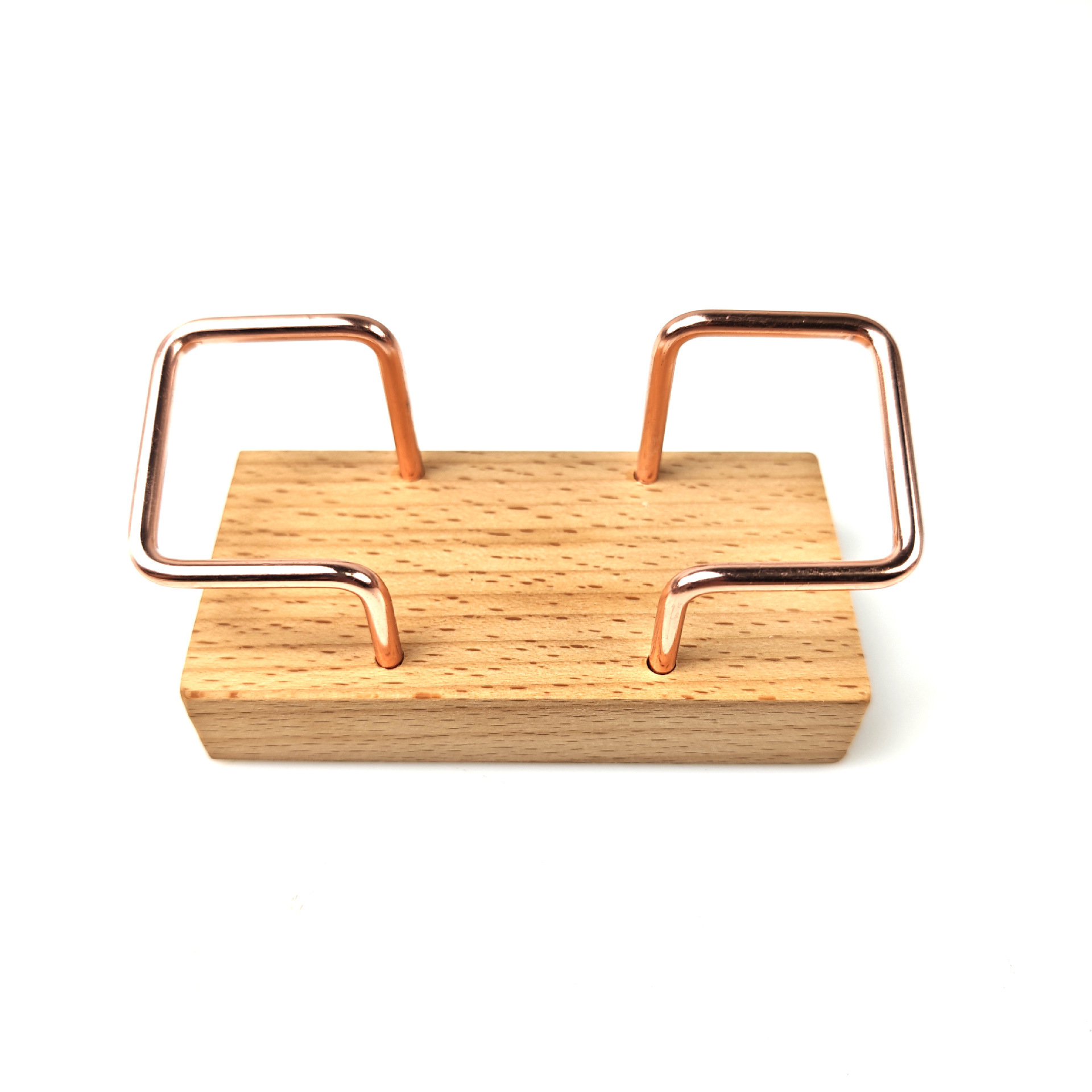 Mesa creativa de madera sólida de nuez negra recepción de tarjetas de negocios estante de exhibición de oficinas de hotel estante de almacenamiento estante de tarjetas de visita